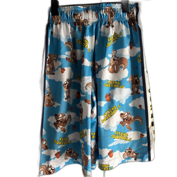 Lacrosse Unlimited FLYING SQUIRRELS Youth Size LG Drawstring Waist Shorts #F - Picture 2 of 10